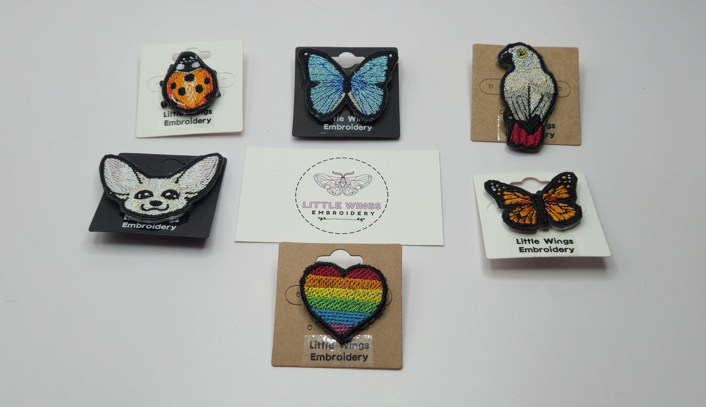 Morpho Butterfly Pin