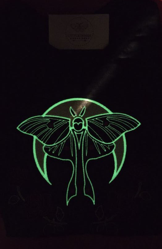 Moth T-shirt - Glow in the dark!