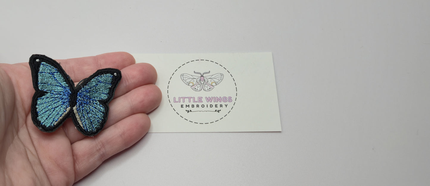 Morpho Butterfly Pin